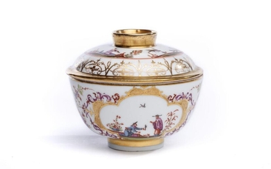 Rice bowl, Meissen 1725/30 | Reisschale mit Deckel, Meissen 1725/30