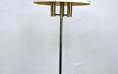 Robsjohn Gibbings Style Floor Lamp. Brass with Solid B