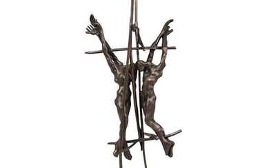 Roger Junk (American, 20th Century) Double Crucifixion