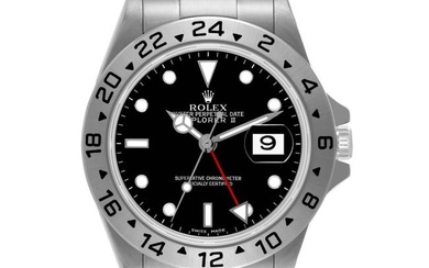 Rolex Explorer II Black Dial Steel Mens Watch
