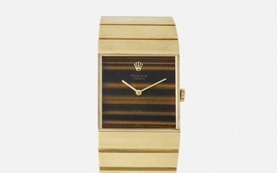 Rolex, 'King Midas' tiger's eye gold watch, Ref. 4316