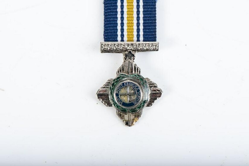 SOUTH AFRICA POLICE SILVER CROSS FOR BRAVERY MINIATURE