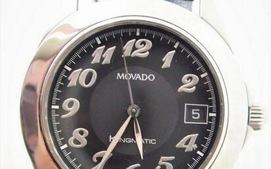 S/Steel MOVADO Kingmatic Date 37.5 mm watch Ref