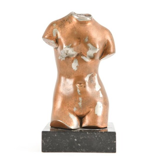 STYLE OF MAILLOL METAL NUDE