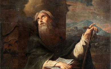Saint Anthony the Abbot, Scuola romana, prima metà XVIII secolo
