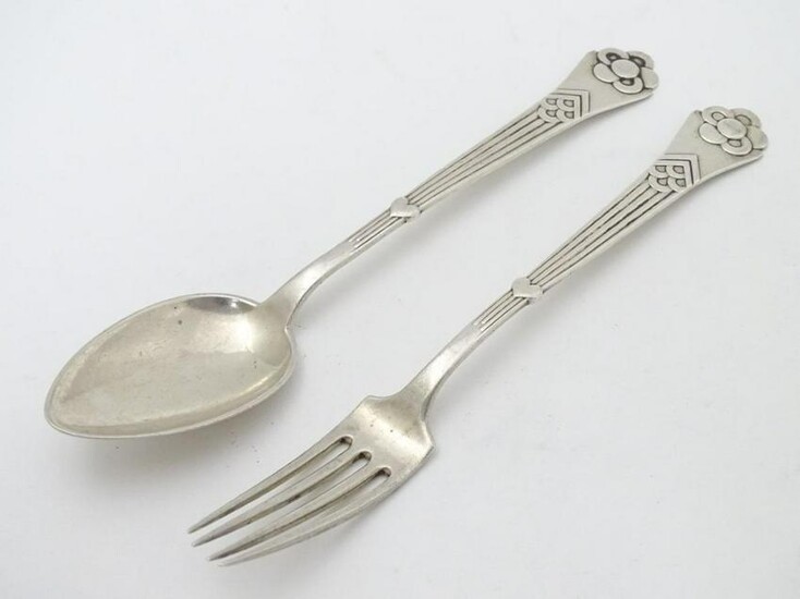 Scandinavian silver : A 1911 Danish silver fork and