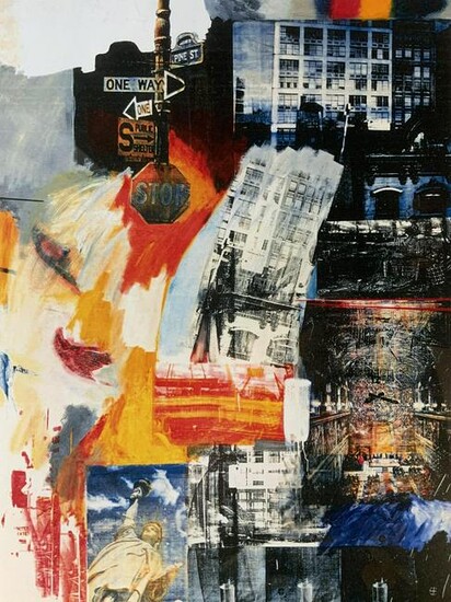 Signed Lithograph Attributed to RAUSCHENBERG