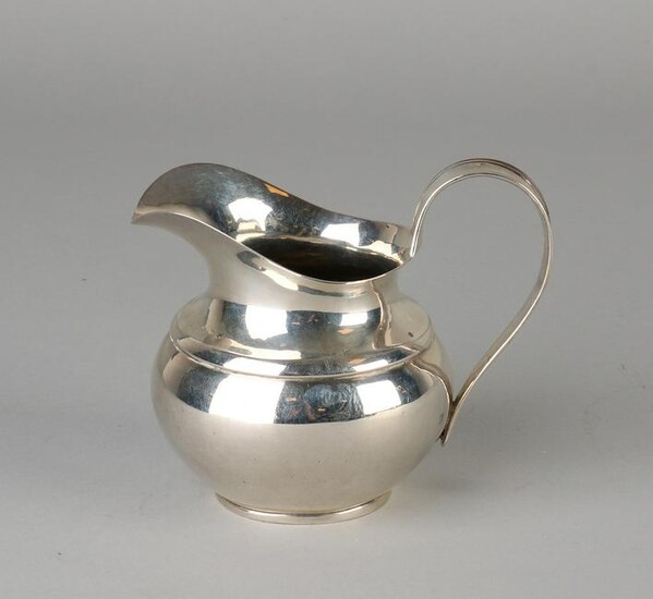 Silver milk jug, 934/000, Empire, spherical model
