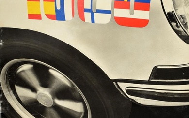 Sport Poster Porsche 911 Championship Wins 1968. Original vintage...