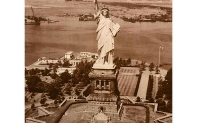 Statue of Liberty, New York City Sepia Tone Photo Print