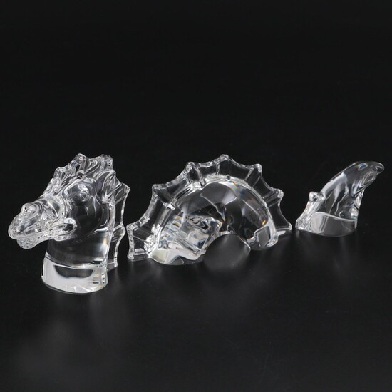 Steuben Art Glass "Dragon" Figurine Designed by Taf Lebel Schaefer, 2011