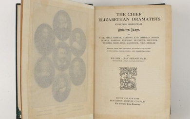THE CHIEF ELIZABETH DRAMATISTS EDITED BY NEILSON