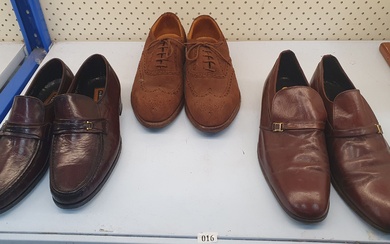 THREE PAIRS OF MENS QUALITY SHOES