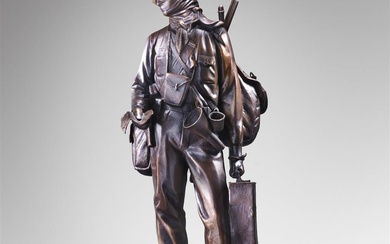 TIM STORRIER (1949 - ) - Voyager - Maquette (The Voyage Collection) bronze, ed. 3/50 h. 40, w. 12, d. 17 cm