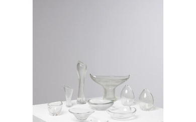 Tapio Wirkkala (1915-1985) Set of ten vases and cups