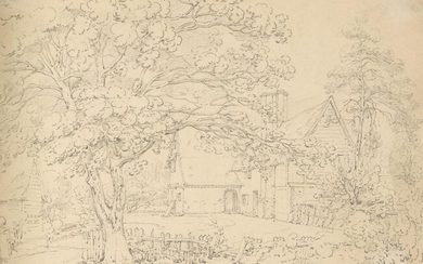 Thomas Hearne, British 1744-1817- Cottages in a...