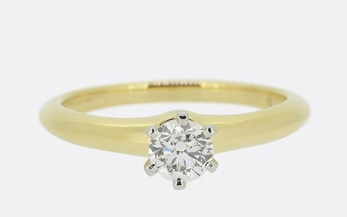 Tiffany & Co. 0.35 Carat Diamond Engagement Ring