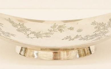 Tiffany & Co. Sterling Floral Modernist Bowl