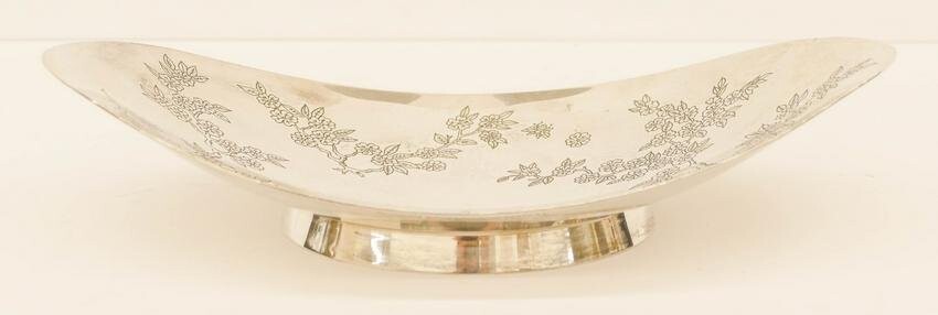 Tiffany & Co. Sterling Floral Modernist Bowl
