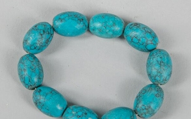 Turquoise Like Stone Beads Bracelet