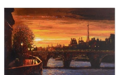 Twilight On The Seine II by Behrens (1933-2014)