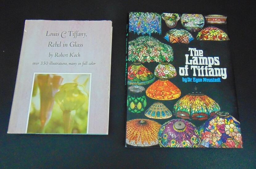 Two Books on Tiffany glass