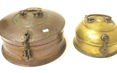 Two Indian food containers / boxes