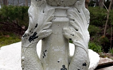 Two-Tier Cast Stone Fountain