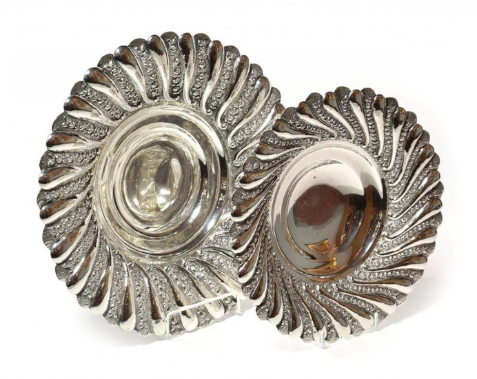 Two graduated Egyptian silver bowls, first half 20th century, each...