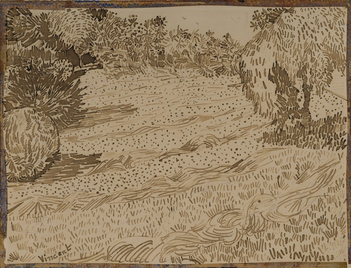 UN COIN DE JARDIN À ARLES, Vincent van Gogh