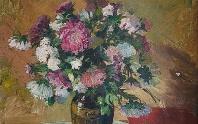Unidentified artist a flower vase