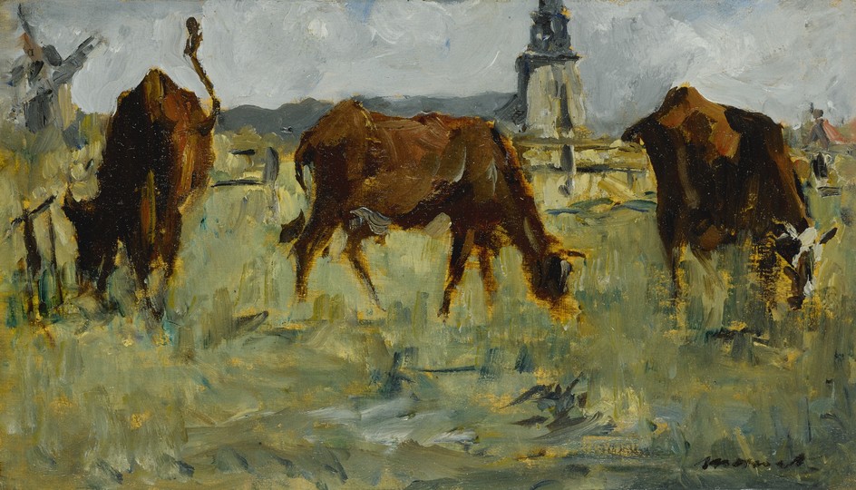 VACHES AU PÂTURAGE, Édouard Manet