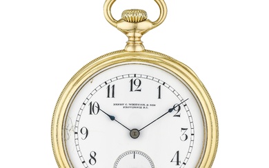 Vacheron & Constantin Pocket Watch for Henry C Whittier & Son in 18K Gold