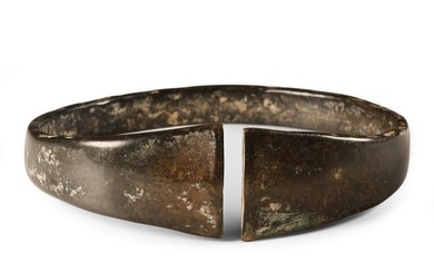 Viking Age Bronze Bracelet with Triangular Terminals