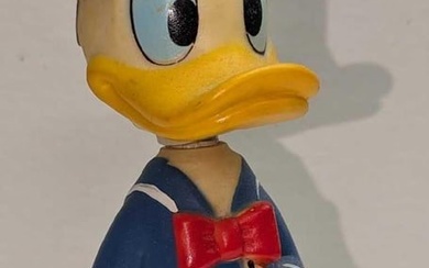 Vintage Rubber Disney Donald Duck Bobblehead