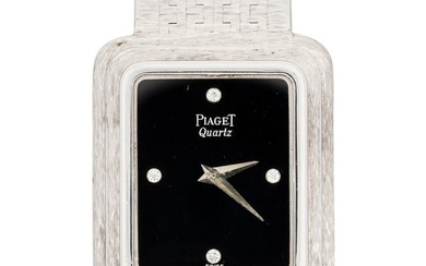 Vintage White Gold Piaget Diamond Ladies Watch