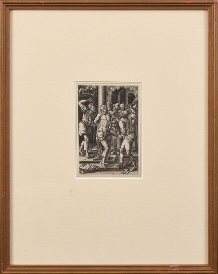 Wierix Brothers Flagellation Etching, 1572.