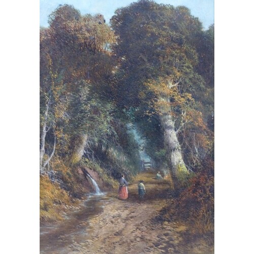 William Edward Jones, oil on board, Landscape near Clifton, ...