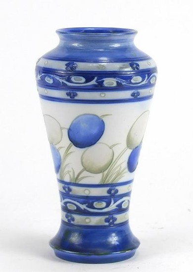 William Moorcroft pottery vase hand painted in the