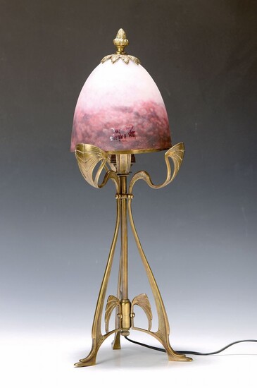 table lamp, Müller Freres Luneville, around 1920/25, lamp...