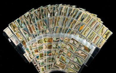 10 Full and Partial Sets Fish Cigarette Cards