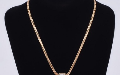 14K Gold & Diamond Estate Pendant with Chain