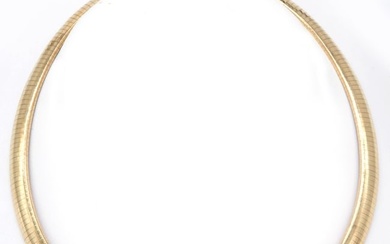 14k Gold Omega Collar, "SAK" Italy
