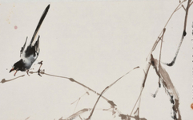 ZHAO SHAO'ANG (1905-1998), Bird on Branch