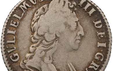 1697 King William III silver Shilling struck at the temporar...
