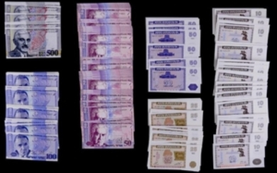325pc Armenian Dram Banknotes UNC