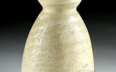Beautiful Egyptian Banded Alabaster Vessel