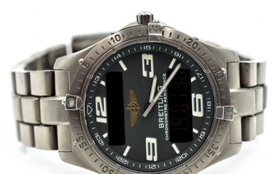 Breitling Titanium Chronometer Aerospace Watch E75362