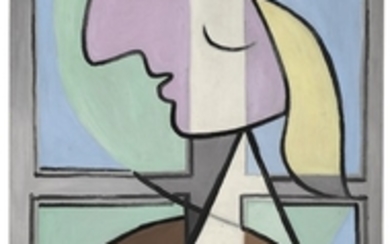 BUSTE DE FEMME DE PROFIL (FEMME ÉCRIVANT), Pablo Picasso