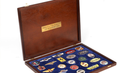 A cased display set of 'Badges of the World's Great Motor Cars', by Danbury Mint